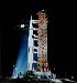 Nighttime scene at LC-39 Pad A /Apollo-17